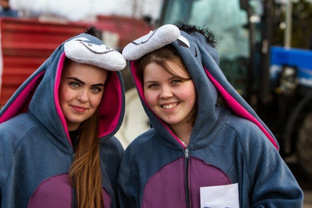 Útskriftarnemar kvöddu skólann