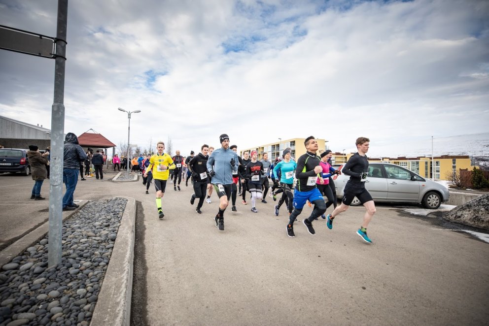 Á annað hundrað hlauparar hlupu í Vorhlaupi VMA.