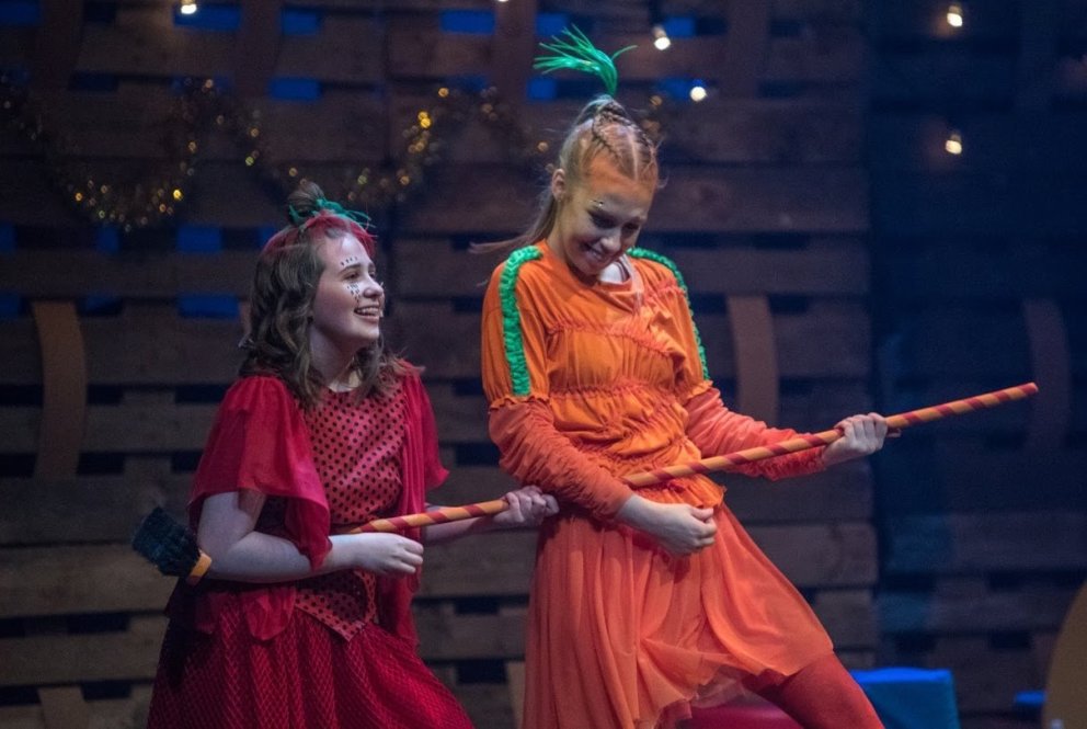 Atriði úr hinni bráðfjörugu Ávaxtakörfu.