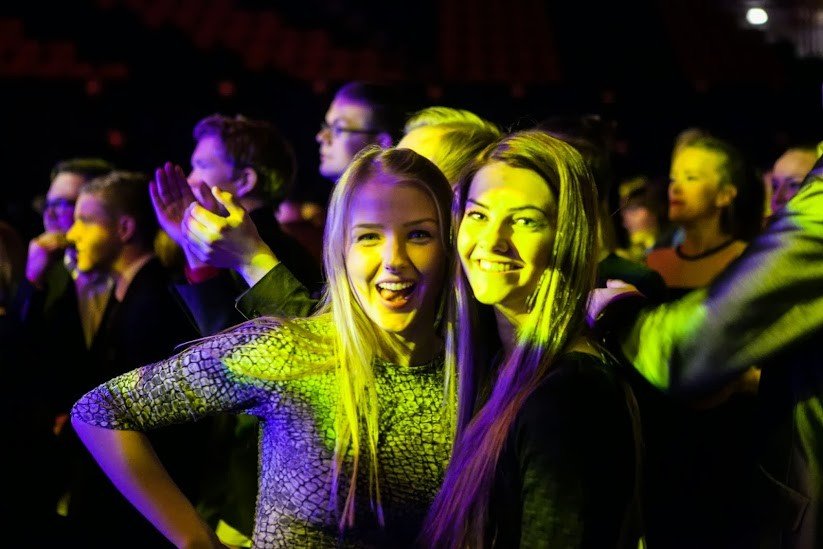 Frá árshátíð VMA 2014.