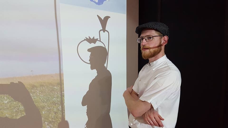 Jóhann Malmquist í fullum skrúða í London.
