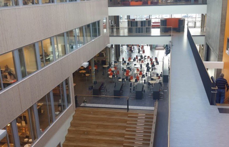 Miðrými Charlottenlund skólans í Þrándheimi.