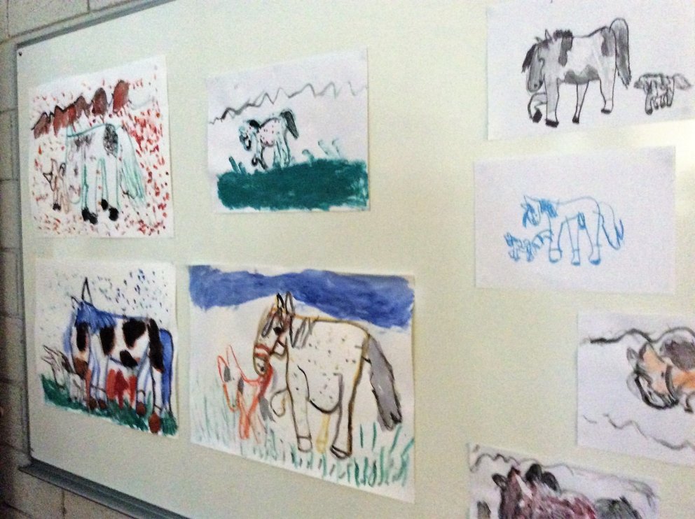 Nokkrar hestamyndir Helenu Óskar Jónsdóttur.