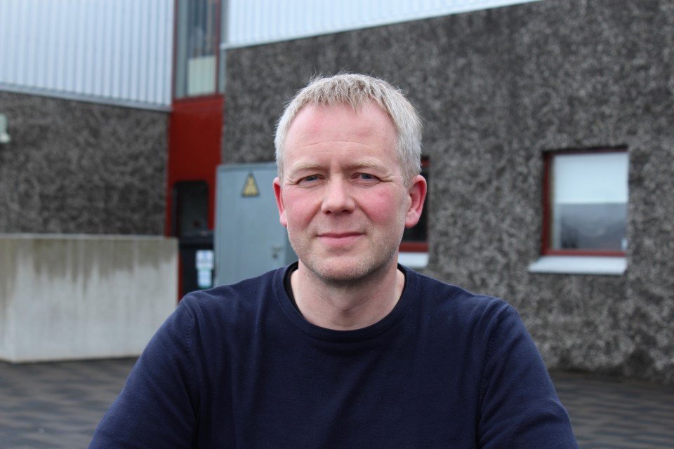Haukur Eiríksson, kennari í rafiðngreinum.