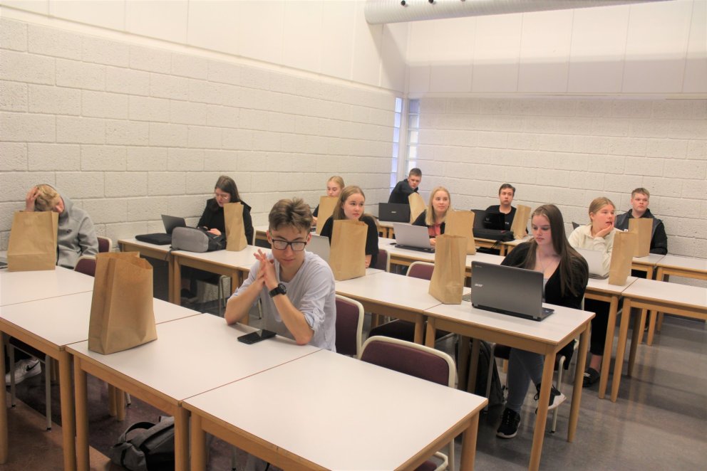 Nýnemar í VMA sl. föstudag.