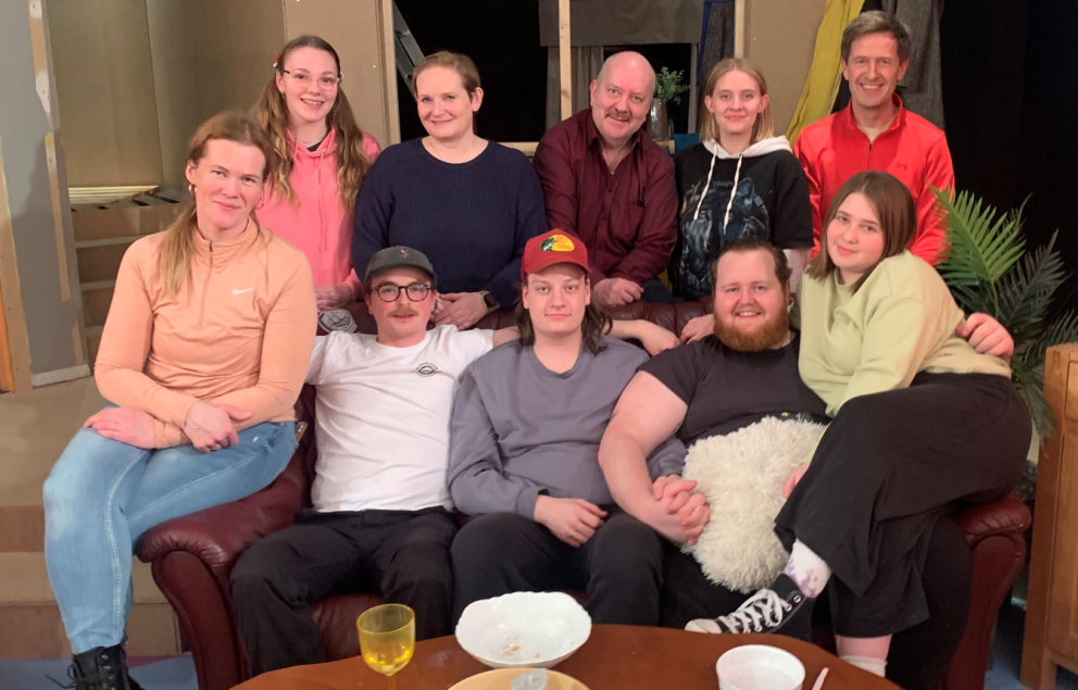 Kunnugleg andlit úr VMA í leikhópnum í Hörgárdal.