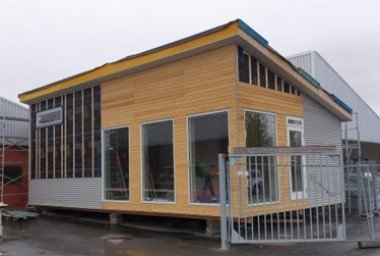 Frístundahús byggt af nemendum í VMA komið í söluferli