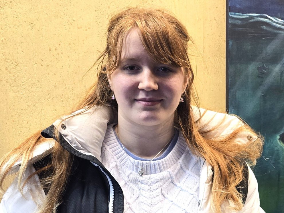 Mahaut Ingiríður Matharel. Myndin var tekin í VMA í janúar 2025.