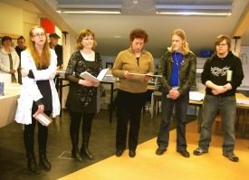 Frá opnu húsi á listnámsbraut