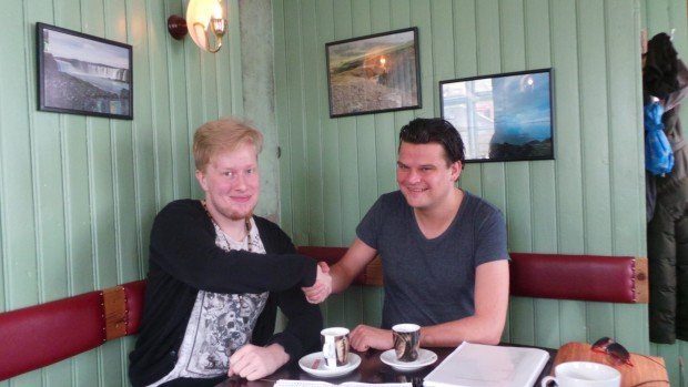 Ragnar Bollason og Jón Gunnar Þórðarson.