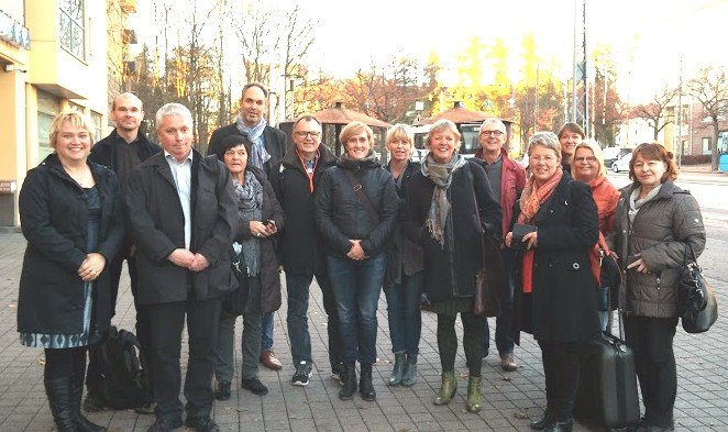 Fulltrúar skólanna sex í brottfallsverkefninu.