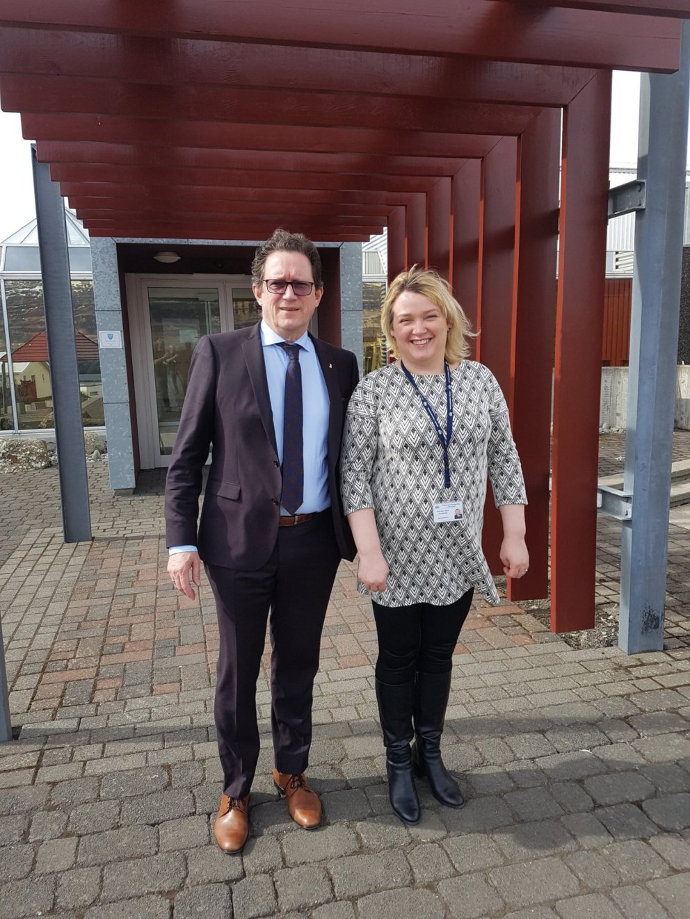 Heimsókn mennta- og menningarmálaráðherra í VMA