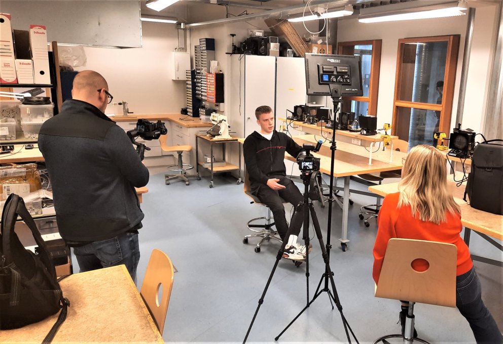 Upptaka á viðtali við Einar Örn Ásgeirsson.