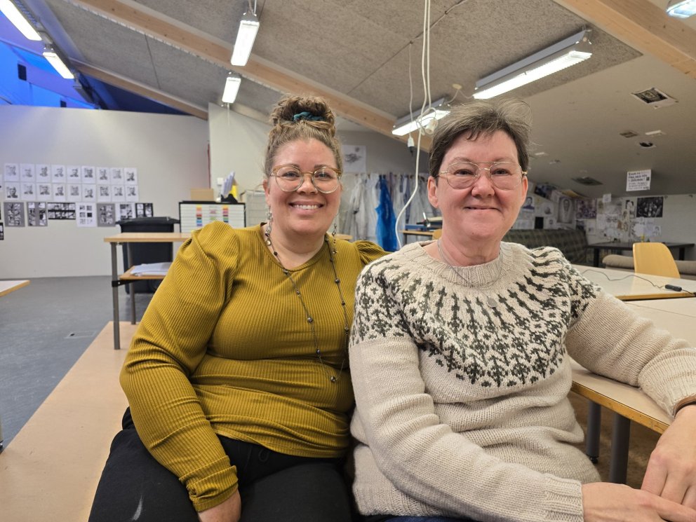 Ingibjörg Ósk Pétursdóttir - Imma (t.v.) og Lísa Björk Gunnarsdóttir.