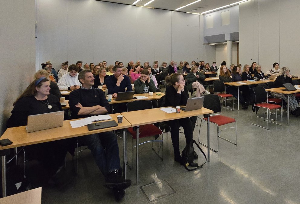 Málþingið í dag var prýðilega sótt.