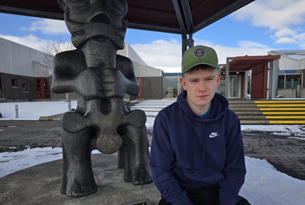 Stefán Þór Birkisson, málmiðnnemi og skíðagöngukappi.