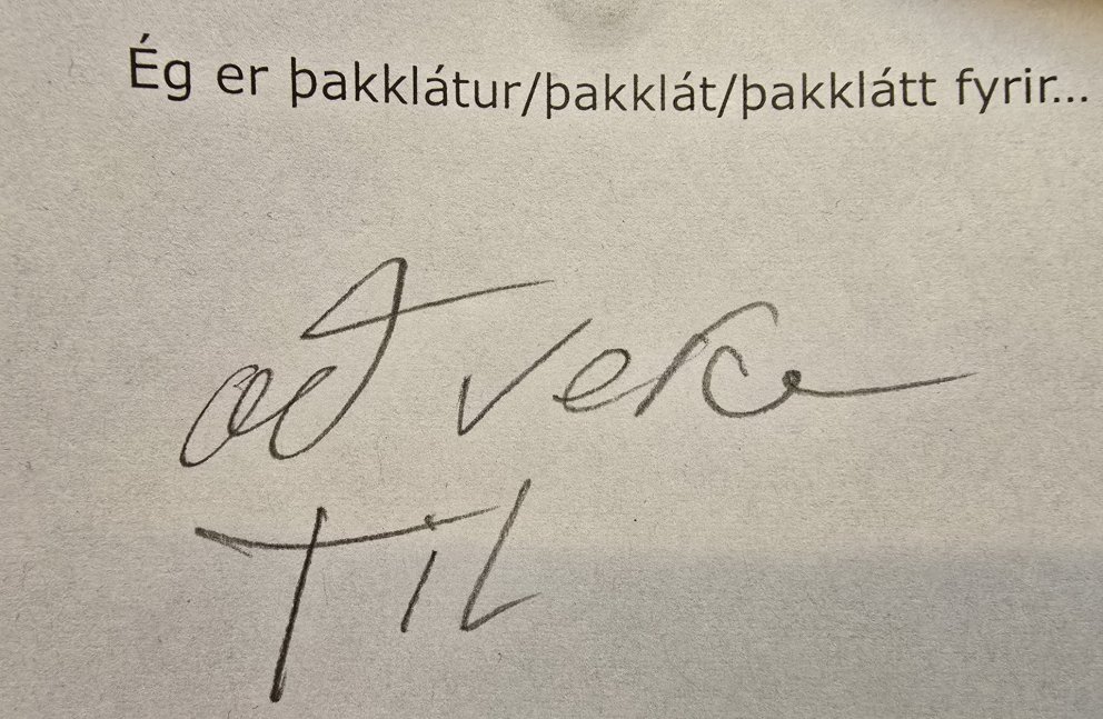 Tilbrigði við þakklæti