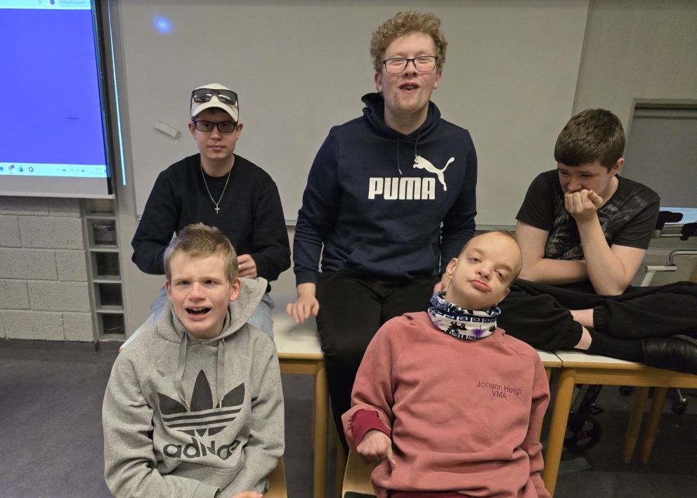 Daníel, Gísli Berg, Andrés, Hallgrímur og Jóhann Helgi.