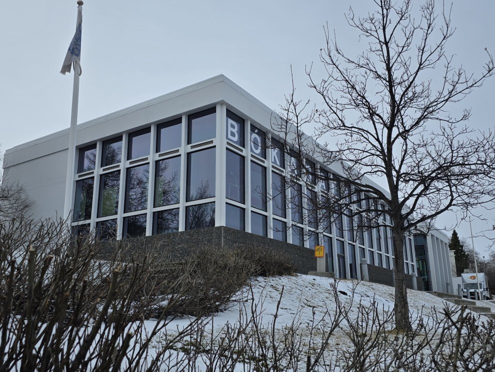 Samsýning nemenda á listnáms- og hönnunarbraut VMA er á Amtsbókasafninu á Akureyri.