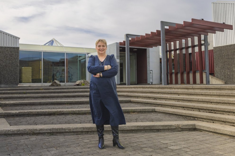 Sigríður Huld Jónsdóttir, skólameistari VMA. Mynd: Hilmar Friðjónsson.