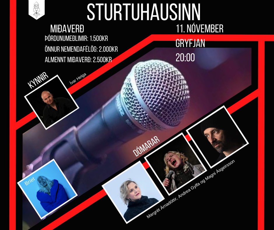 Sturtuhausinn nk. fimmtudagskvöld í Gryfjunni