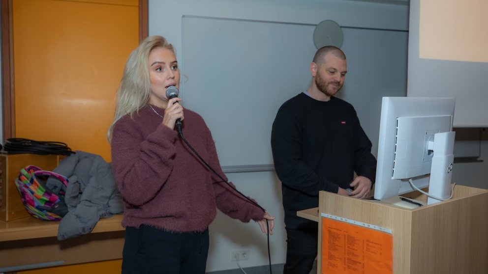 Sólborg Guðbrandsdóttir og Þorsteinn V. Einarsson.