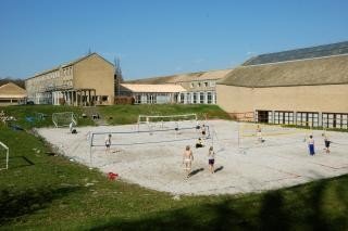 Hér má sjá umræddan íþróttalýðháskóla í Sönderborg