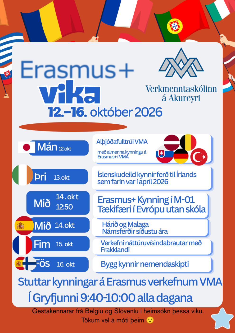 Erasmus+ vika í VMA