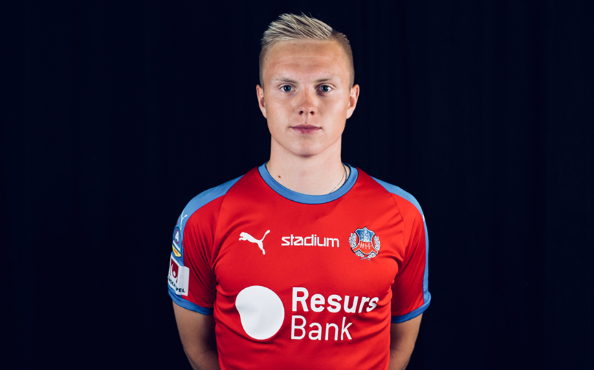 Daníel Hafsteinsson í búningi Helsingborgs IF.