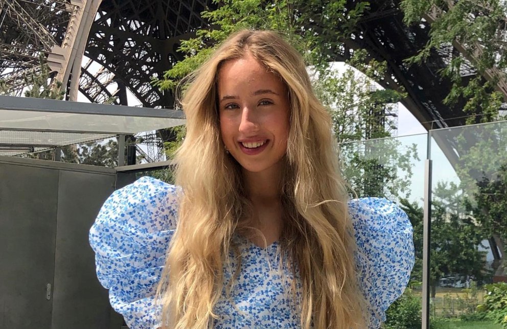 Andrea Ósk Margrétardóttir í París í sumar.