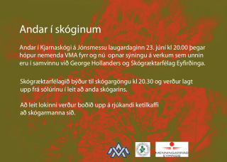 Nemendur VMA með sýningu í Kjarnaskógi á Jónsmessu