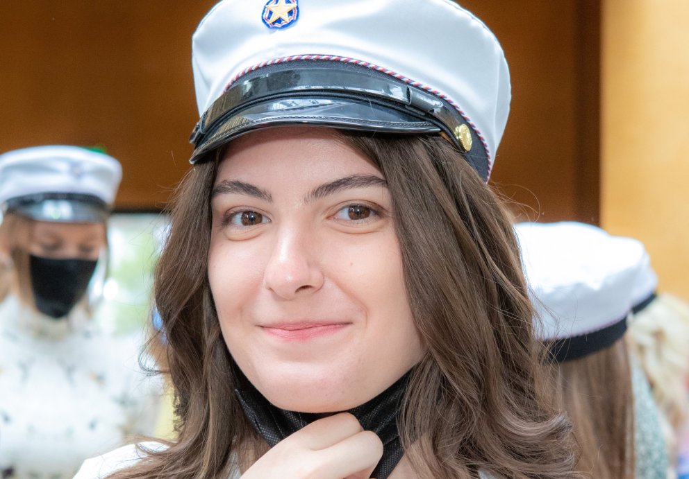 Anamaria-Lorena Hagiu, dúx skólans vorið 2021.