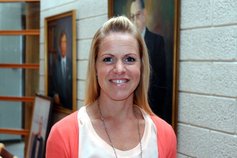 Anna Berglind Pálmadóttir, enskukennari.