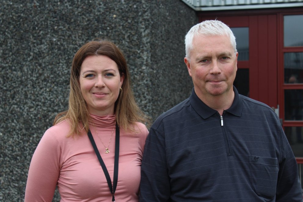 Anna María Jónsdóttir og Benedikt Barðason.