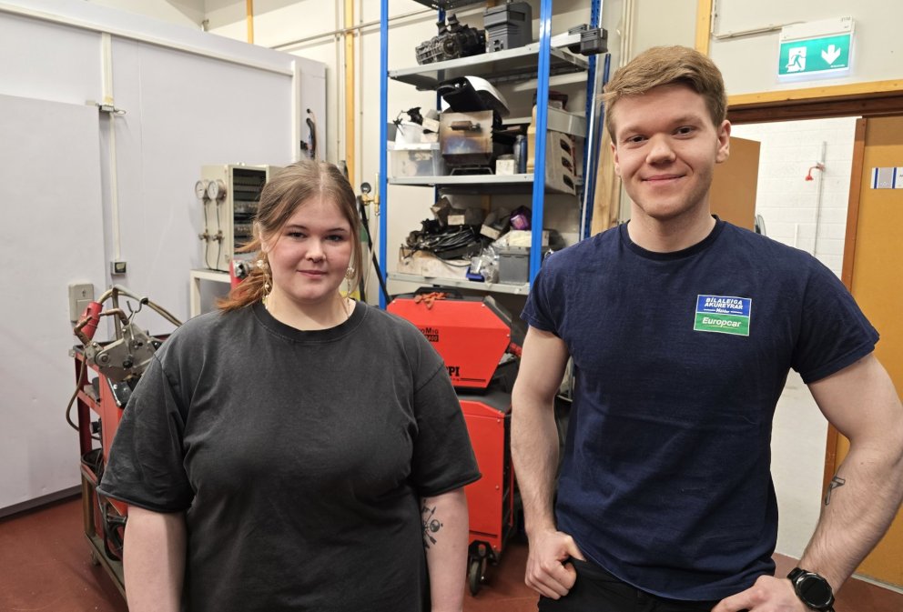 Viktoría Fönn Guðmundsdóttir og Óskar Eiríkur Sveinsson.