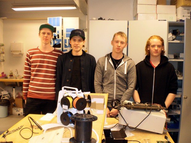 Verðandi bifvélavirkjar.