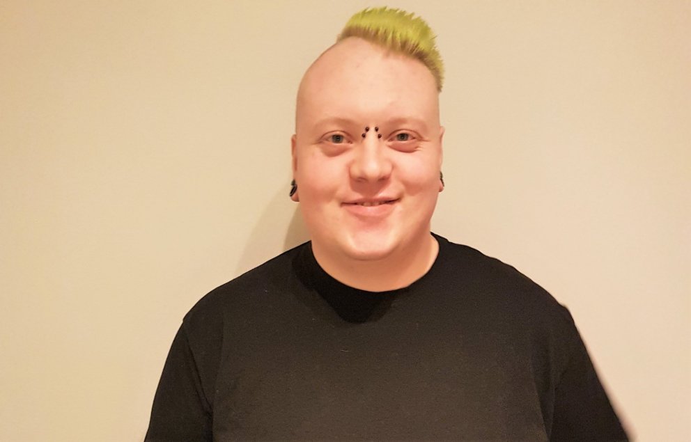 Bjarki Þór Guðmundsson, sérlegur hársnyrtir Hatara