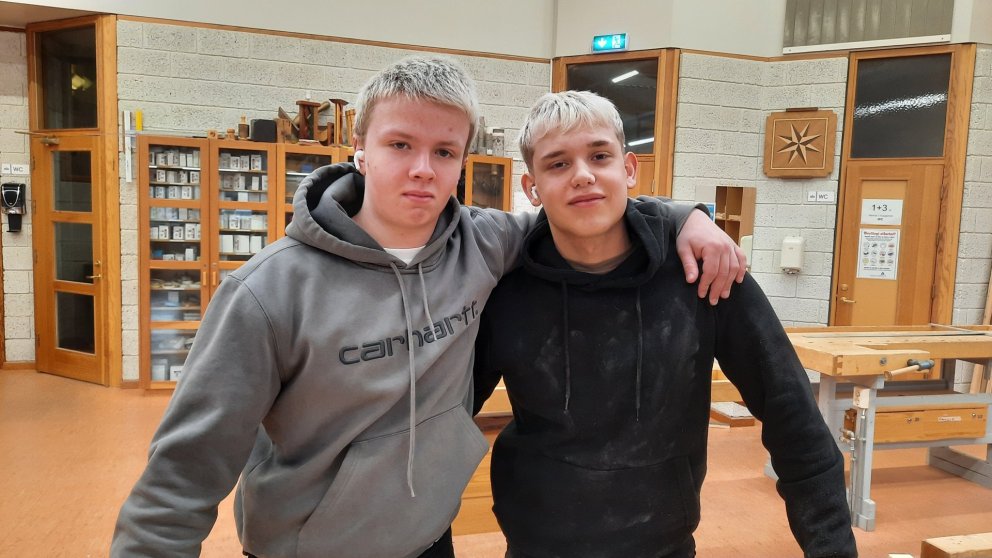 Ólafur Guðmundsson (t.v.) og Kristján Arndal Ómarsson.
