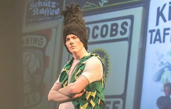 Eyþór formaður Þórdunu í hlutverki sínu í Tröllum.