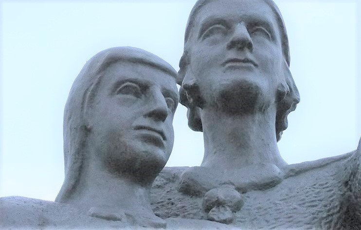 Helgi magri og Þórunn hyrna.