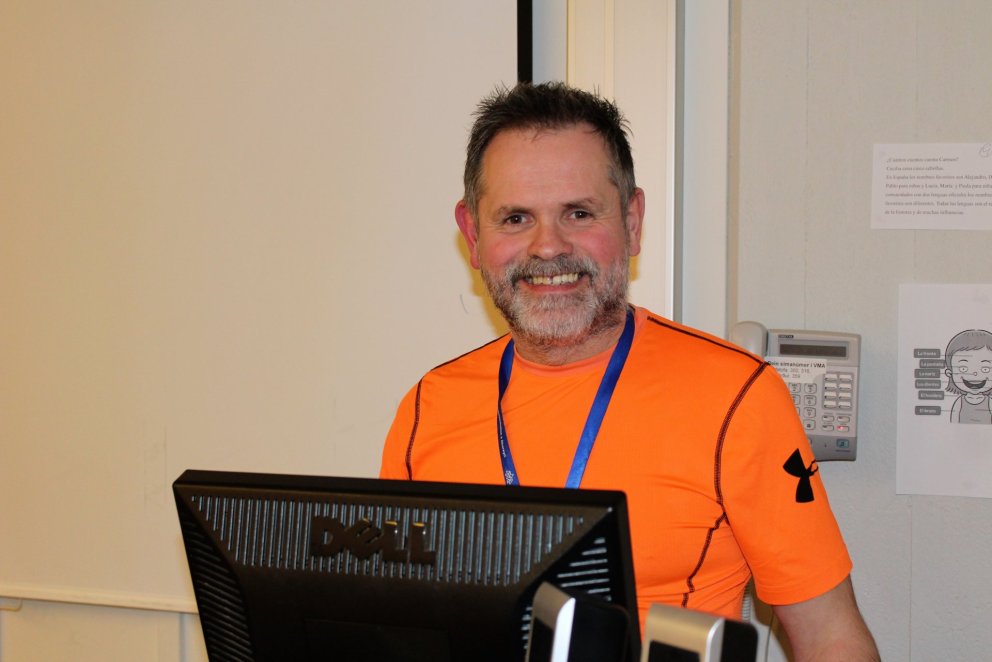 Hilmar Friðjónsson kennari.