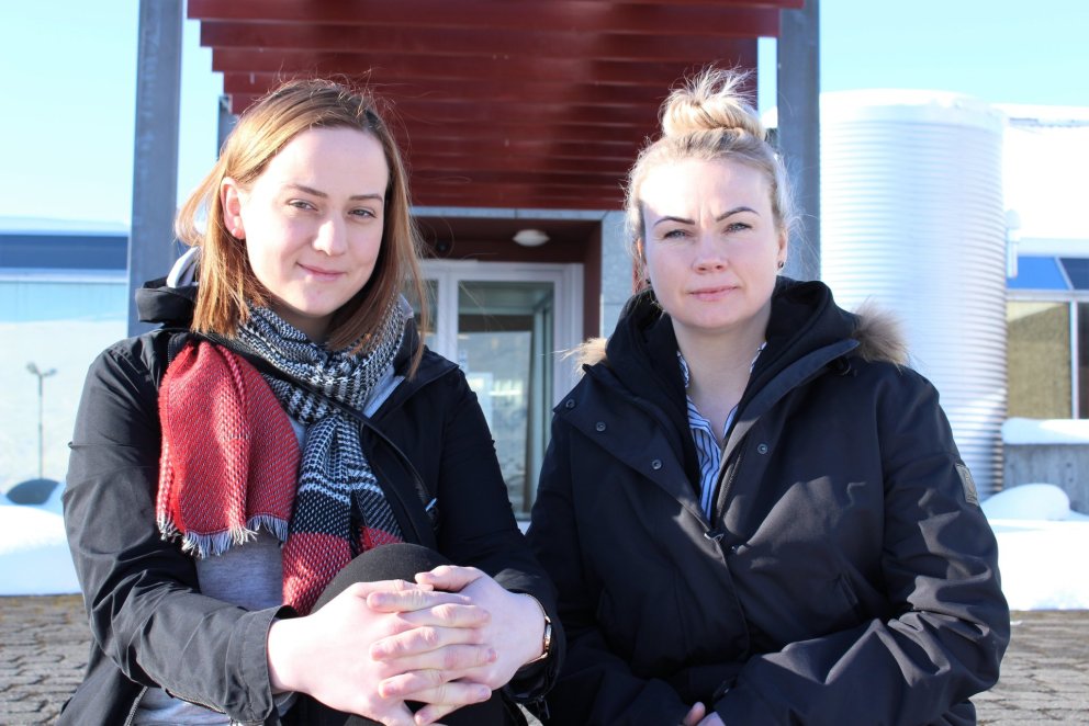 Guðný L. Jóhannsd. (t.v.) og Harpa K. Sæmundsd.