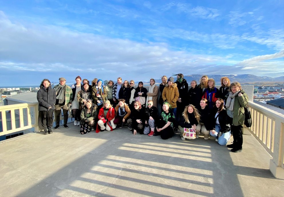 Flottur hópur sem heimsótti höfuðborgina.