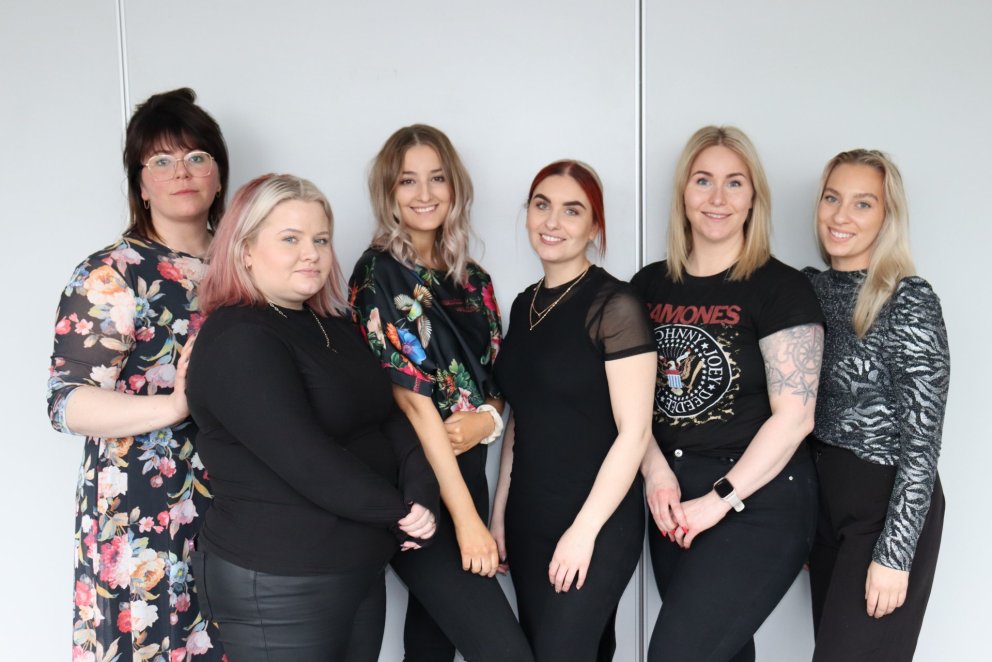 Að loknu sveinsprófinu sl. laugardag.