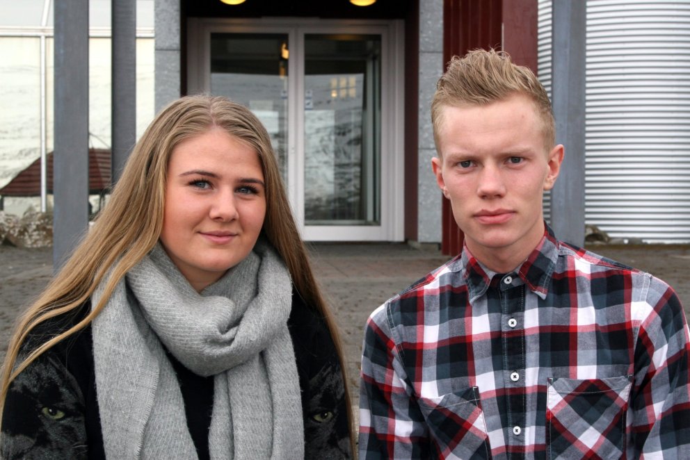 Karen Alfa Kolbeinsdóttir og Ágúst Örn Víðisson.