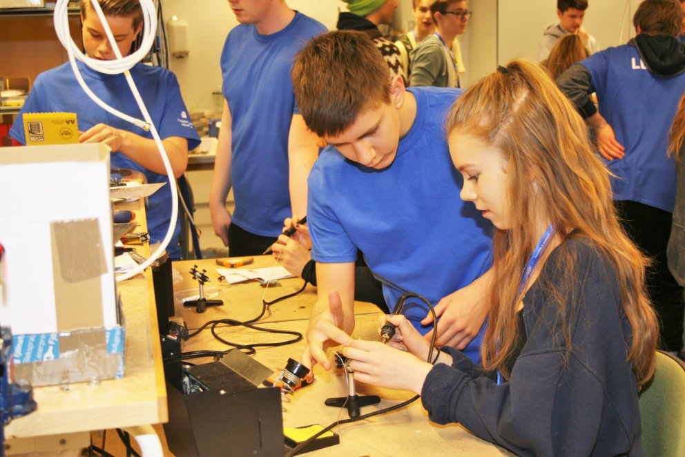 Frá grunnskólakynningunni 3. nóvember 2015.