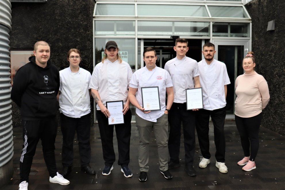 Sjö tóku þátt í eftirréttakeppni Arctic Challenge.