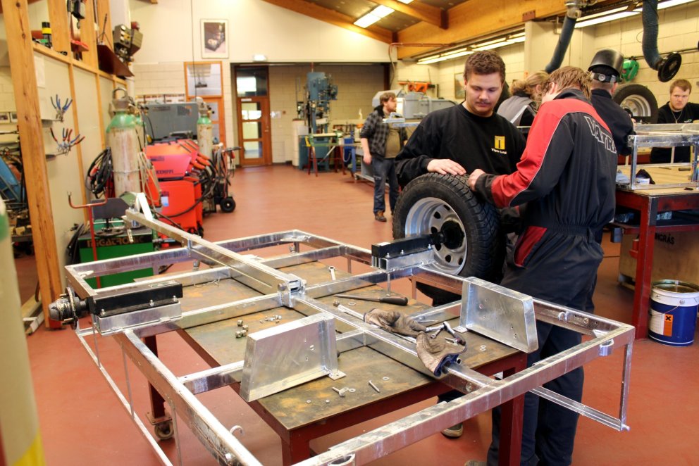 Kerrurnar eru þessa dagana að taka á sig mynd.