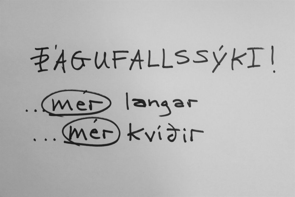 Mars fjallar á húmorískan hátt um þágufallssýkina.