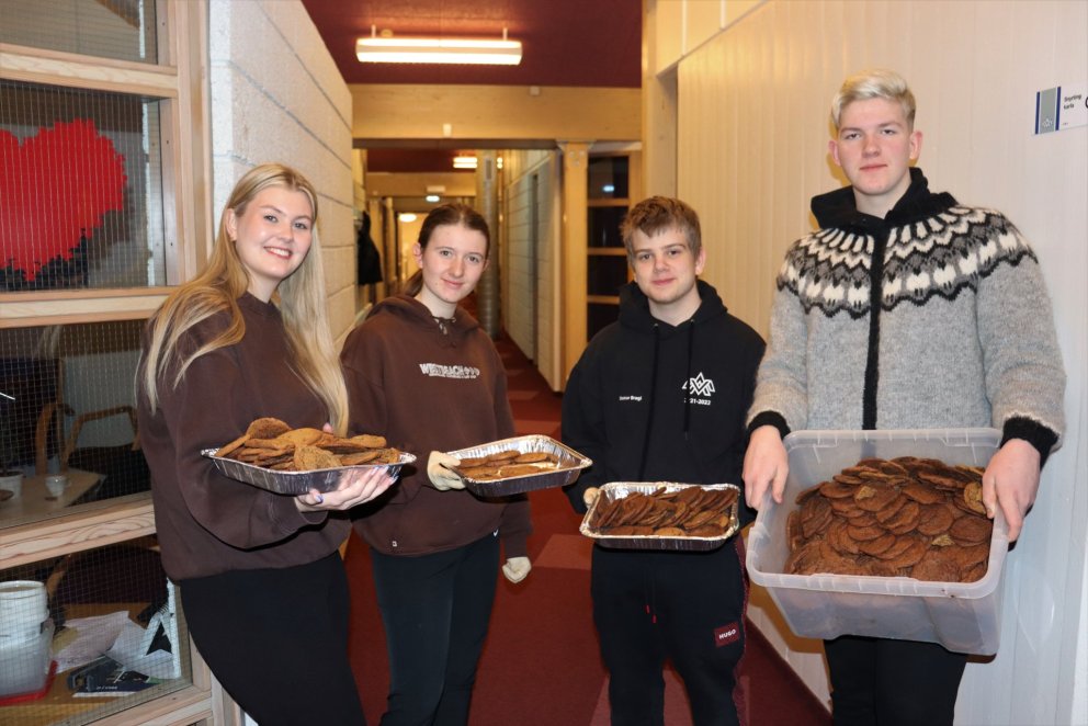 Með gómsætar smákökur í morgunsárið!